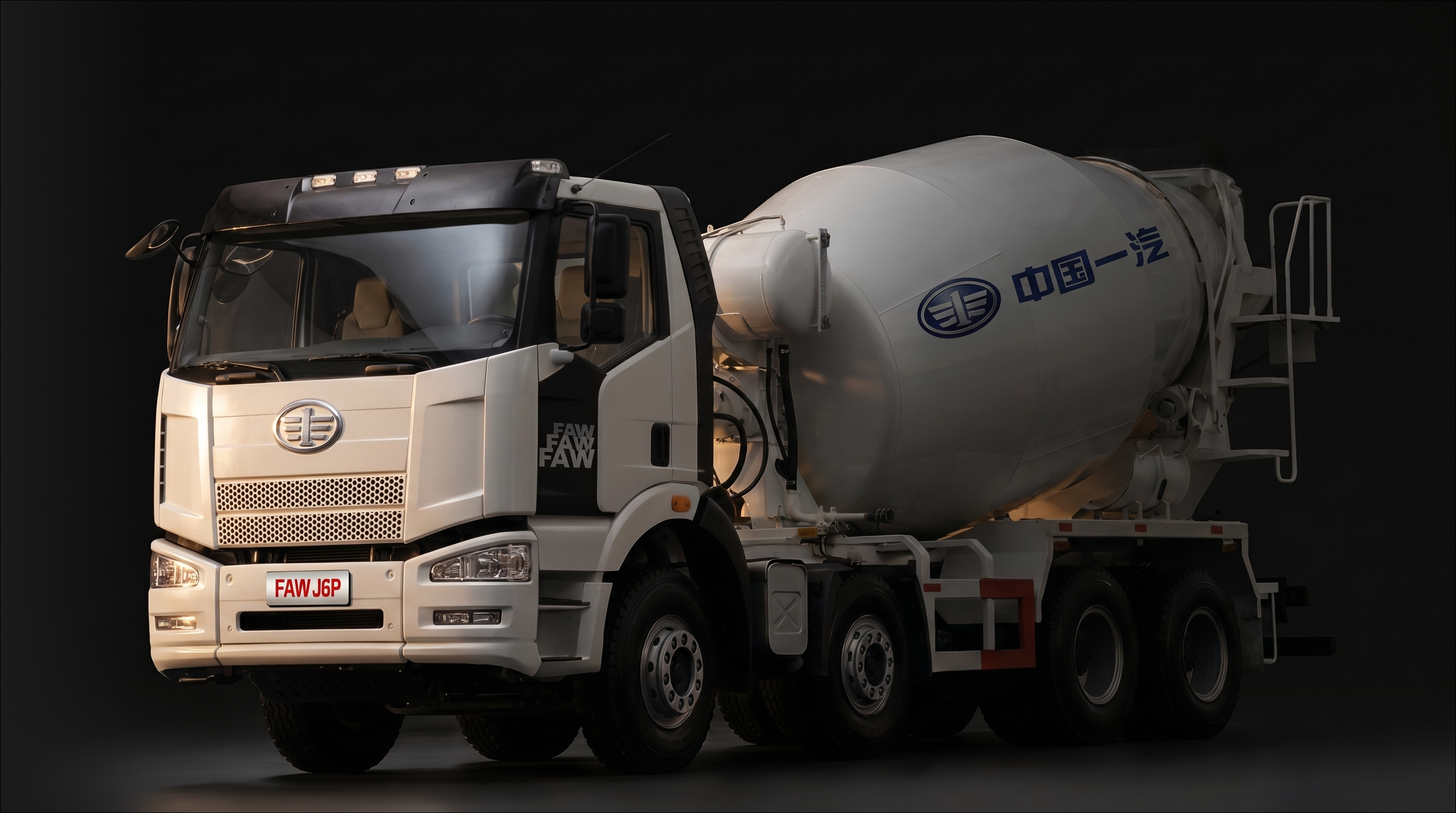 FAW J6P 8×4 concrete mixer truck